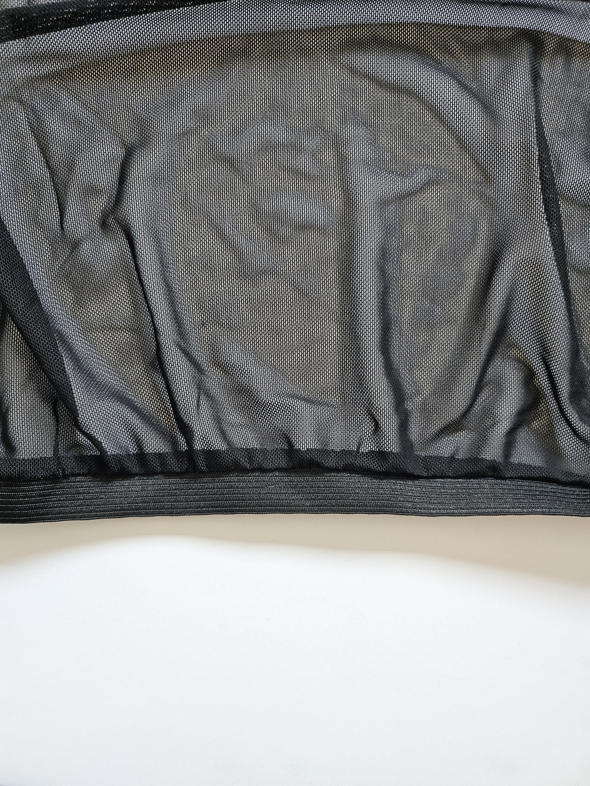 Close-up of the elastic hem on a MotoFeli sun shade sock